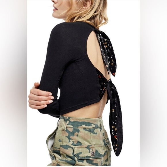 FREE PEOPLE Looking Forward Top Open Back XS - Picture 12 of 12